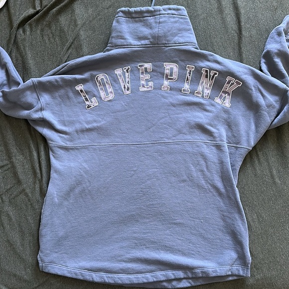 Victoria Secret “love pink” loose turtle neck hoodie. - Picture 2 of 2